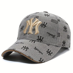 Men's Personality Embroidered Baseball Cap Outdoor Sunshade Hat