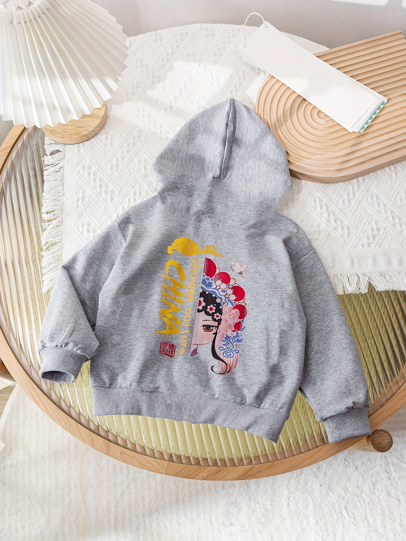 Girl's Chinese Jacket & Children's Zip Up Hoodie Coat