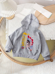 Girl's Chinese Jacket & Children's Zip Up Hoodie Coat