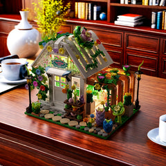Village Inn Model Kit with LED Light for Adults and Teenagers 6 Years Old