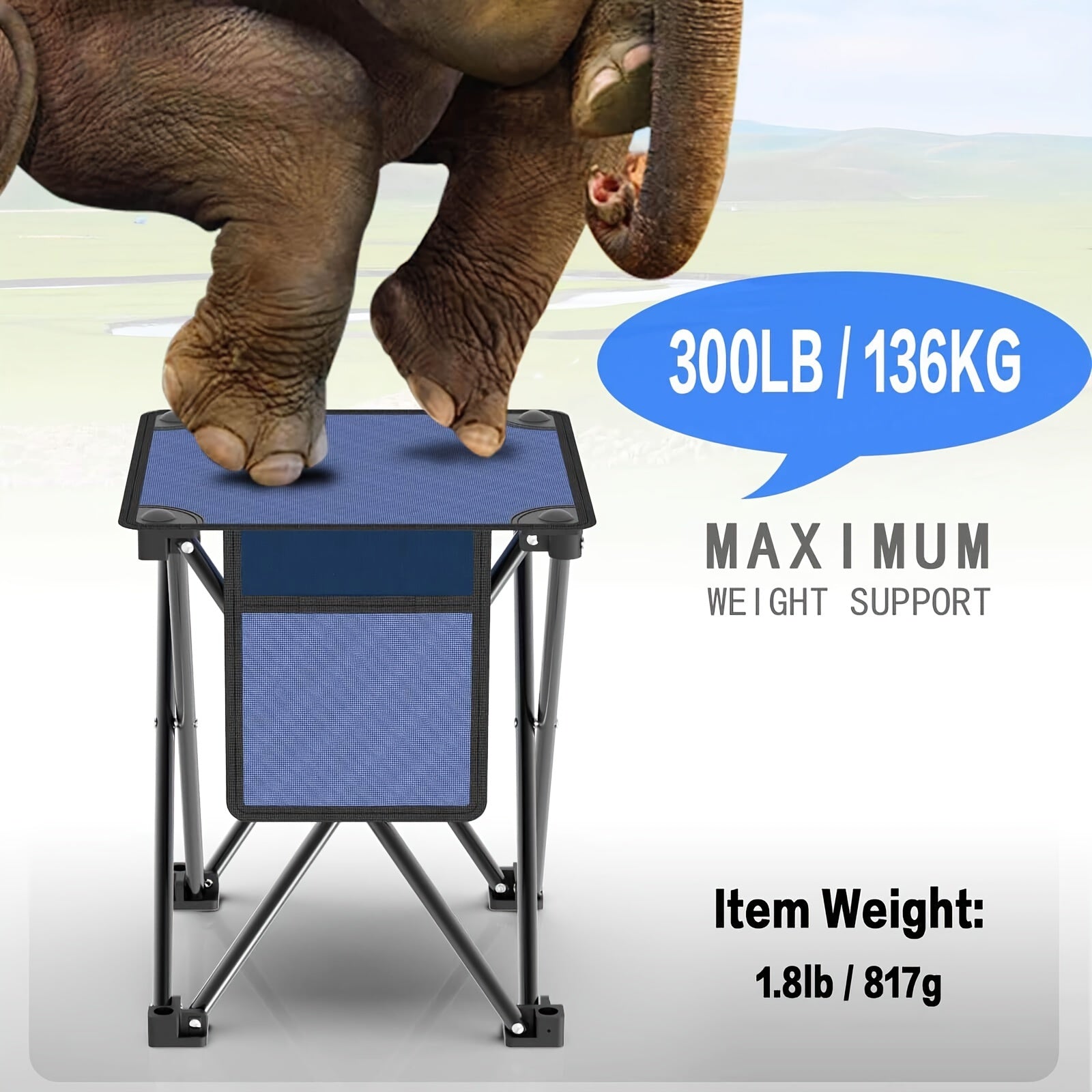 Portable Folding Stool for Camping and Traveling