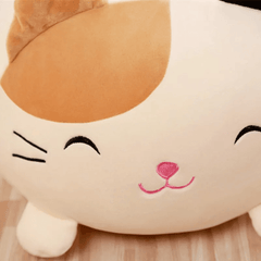 Plush Animal Toy: Cat Pig Dog & Frog Stuffed Animals, Smiling Faces