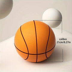 Silent Basketball Size 5 Orange Stripes Soundless Indoor Training