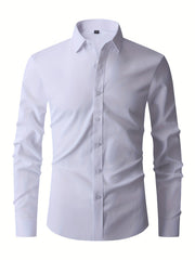 Men's Formal Button Up Shirt for Business