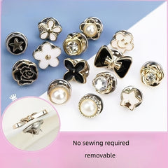 40pcs Anti Exposure Buckle Removable Button for Women Shirts Dresses