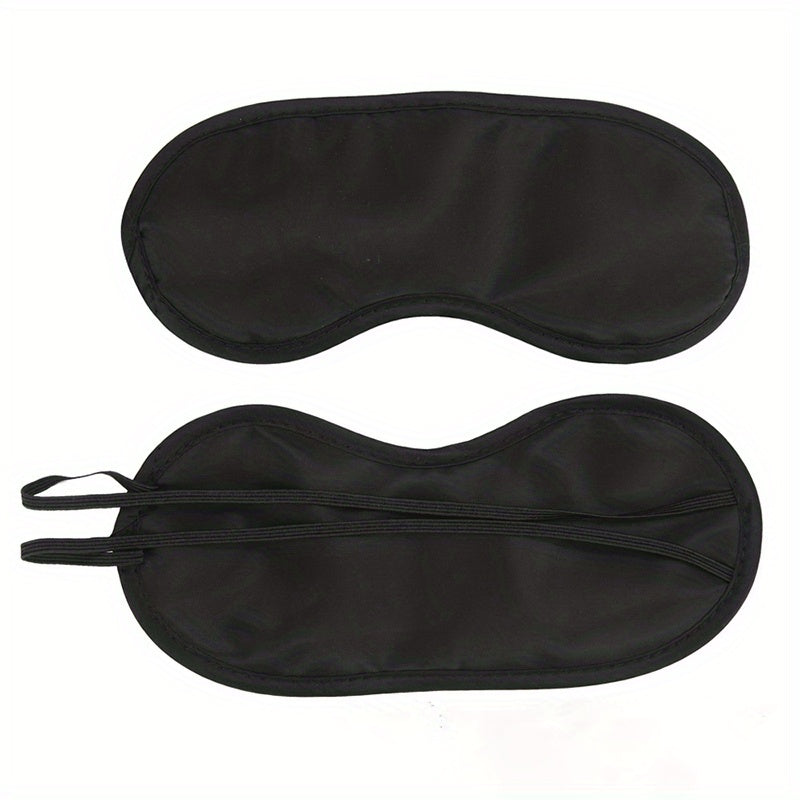 2pcs Blackout Blindfold Soft Sleeping Eye Mask for Travel Rest Yoga