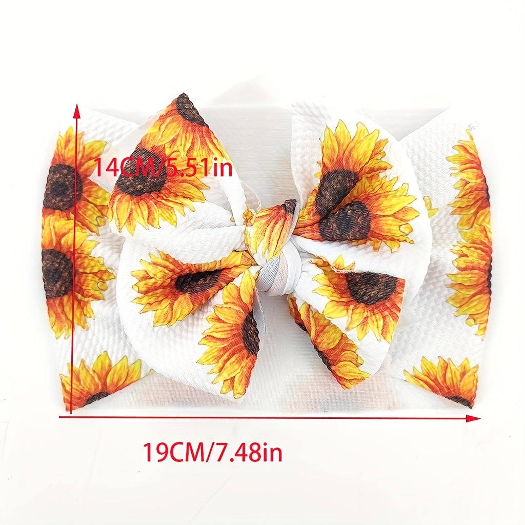 Floral Print Headband Hair Accessories For Babies