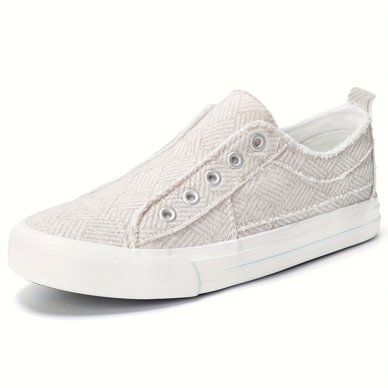 STQ Women's Slip On Canvas Shoes Comfort Flat Casual Sneakers