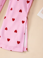 Girls' Polka Dots Bell Bottom Pants Wide Leg Trousers