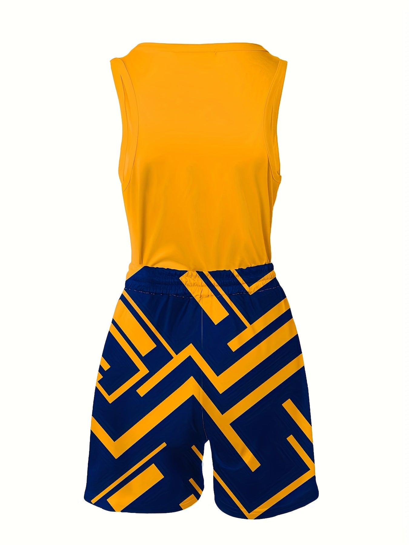 Casual Tank Top & Shorts Set Women's Outfit