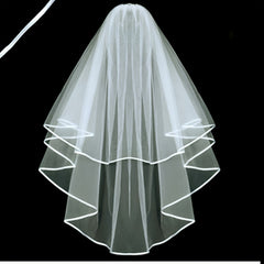 Wedding Veil With Hair Comb Bridal Headwear Non Slip Hair Accessory