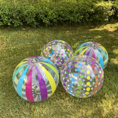 Rainbow Beach Ball Set for Summer Fun