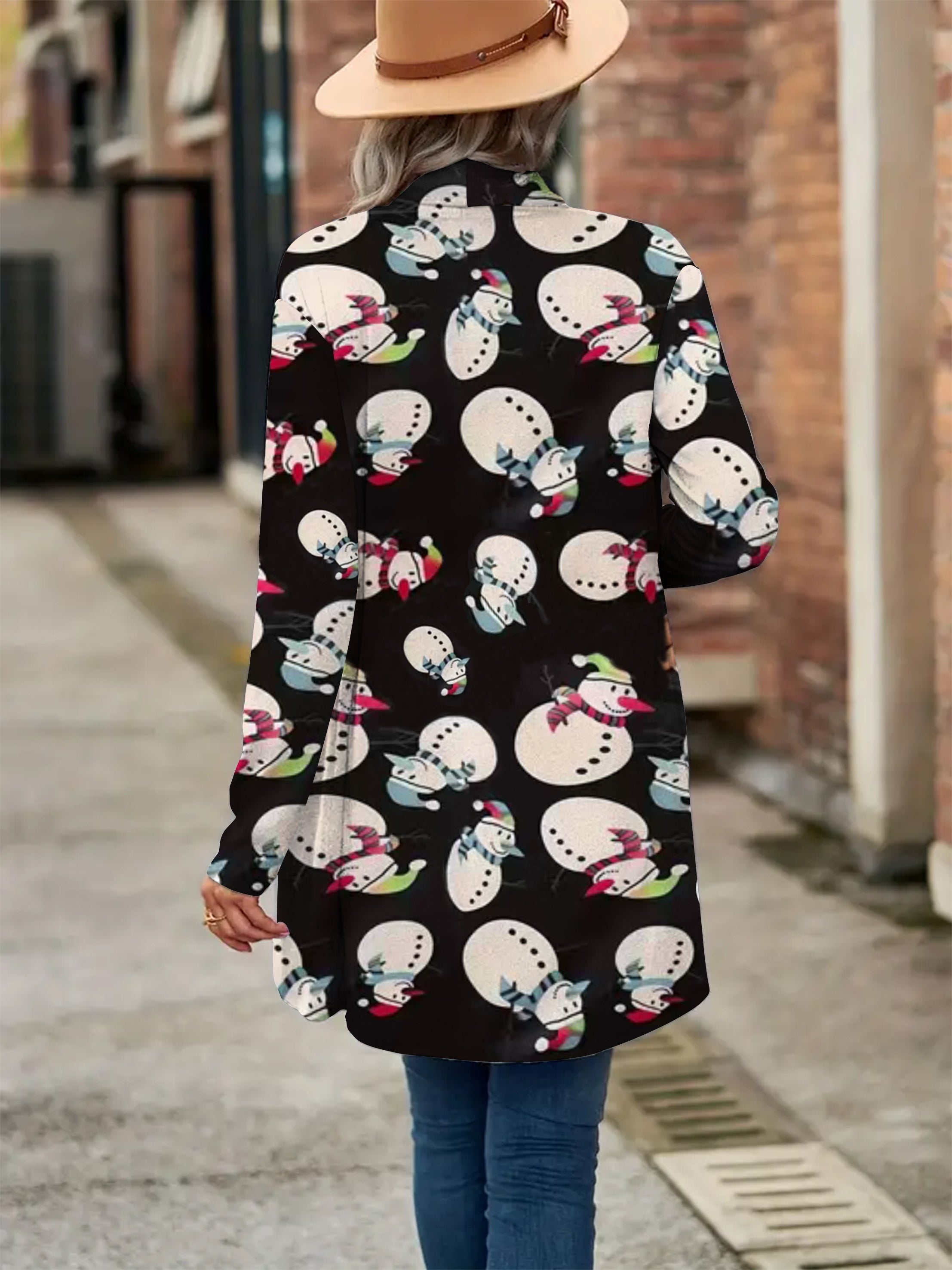 Christmas Cardigan Women's Graphic Print Cardigan