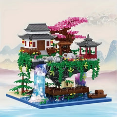 Taohuachi Building Blocks Set Xianta Model Creative Desktop Decoration