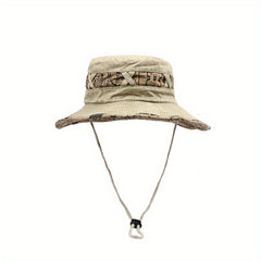 Casual Vintage Men's Fisherman Hat Big Brim Outdoor Sun Hat