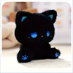 2pcs Cartoon Bear Plush with Yellow Eyes & Green Accents Soft Home Decor Gift