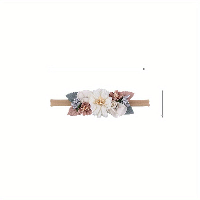 Cute Boy Elastic Hair Band Head Flower Toddler Headband Kids