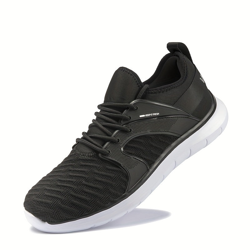 Men's Knitted Lightweight Running Shoes Spring Summer