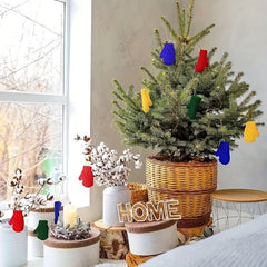 Christmas Tree Ornaments Gloves Hanging Decor