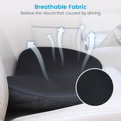 Memory Foam Car Seat Cushion for Back Pain Relief