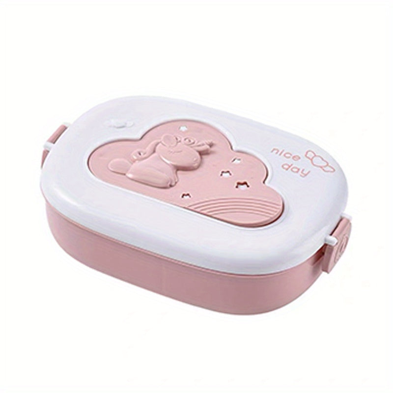 1pc Portable Lunch Box Microwave Safe Leakproof Food Box