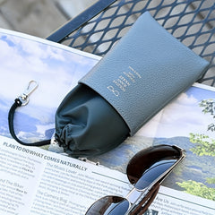 Mini Sunglasses Pouch Drawstring Glasses Dustproof Bag Lightweight