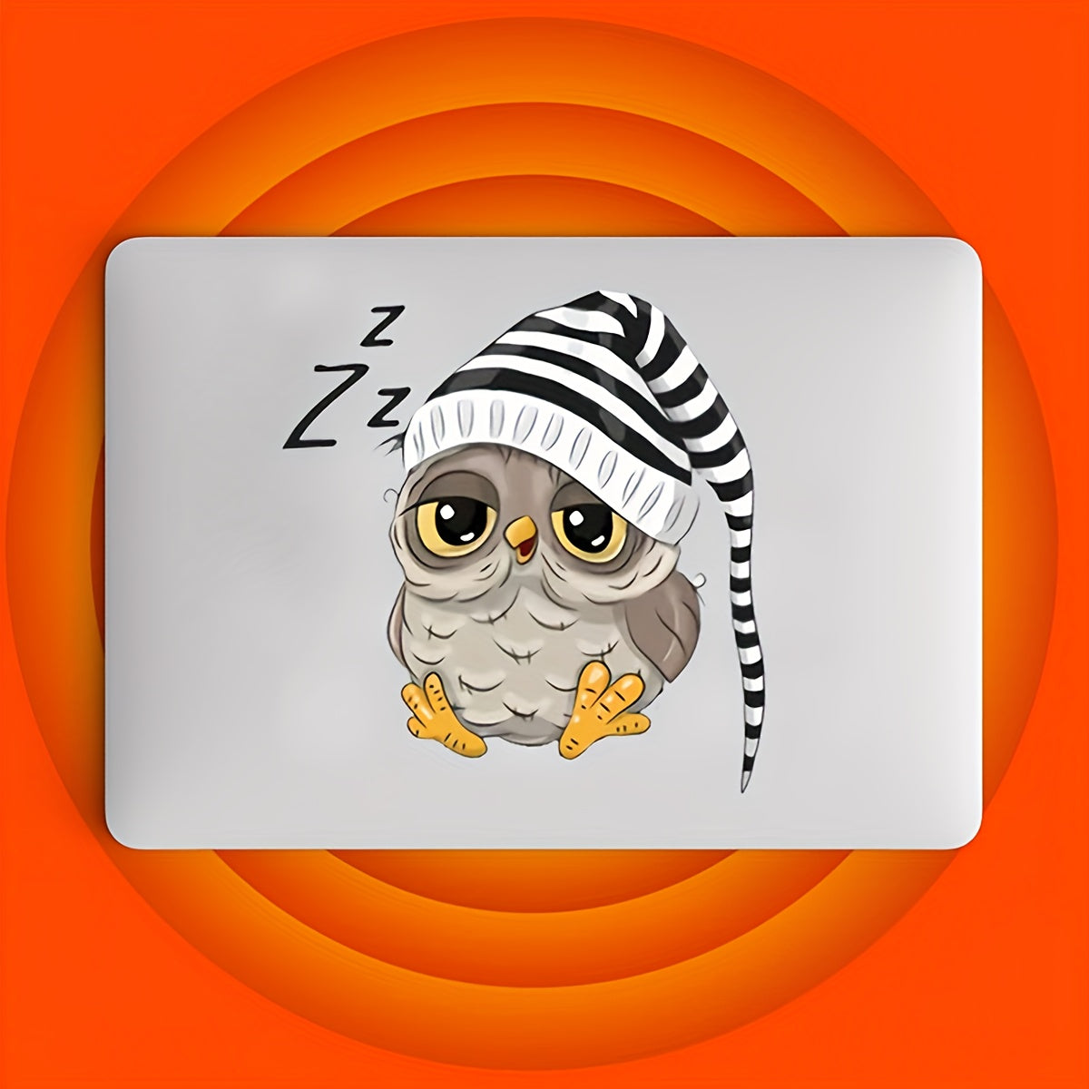 3D Owl Car Sticker Self-adhesive Waterproof PVC Toilet Cover Sticker