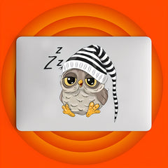 3D Owl Car Sticker Self-adhesive Waterproof PVC Toilet Cover Sticker