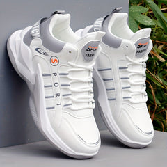 Men's Color Block Basketball Shoes Non Slip Lace Up Sneakers