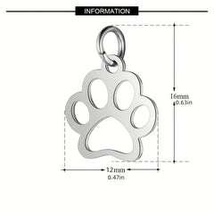 Cartoon Dog Paw Keychain - Stylish Accessory for Bags and Keys