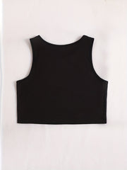 Women's Sleeveless Crop Tank Top for Summer & Spring
