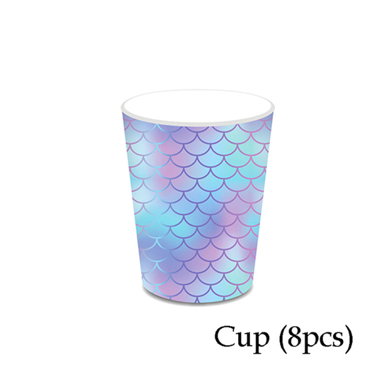 Mermaid Tableware Set for Magical Parties