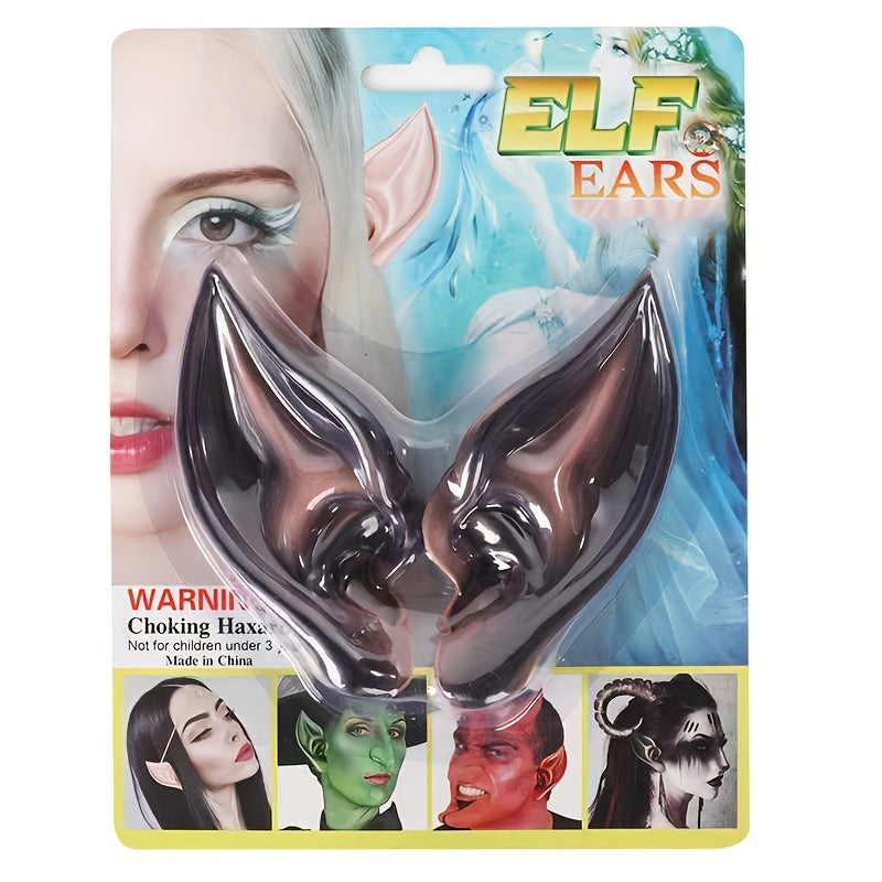 Latex Elf Ears Demon Witch Party Prom Dress Up Props