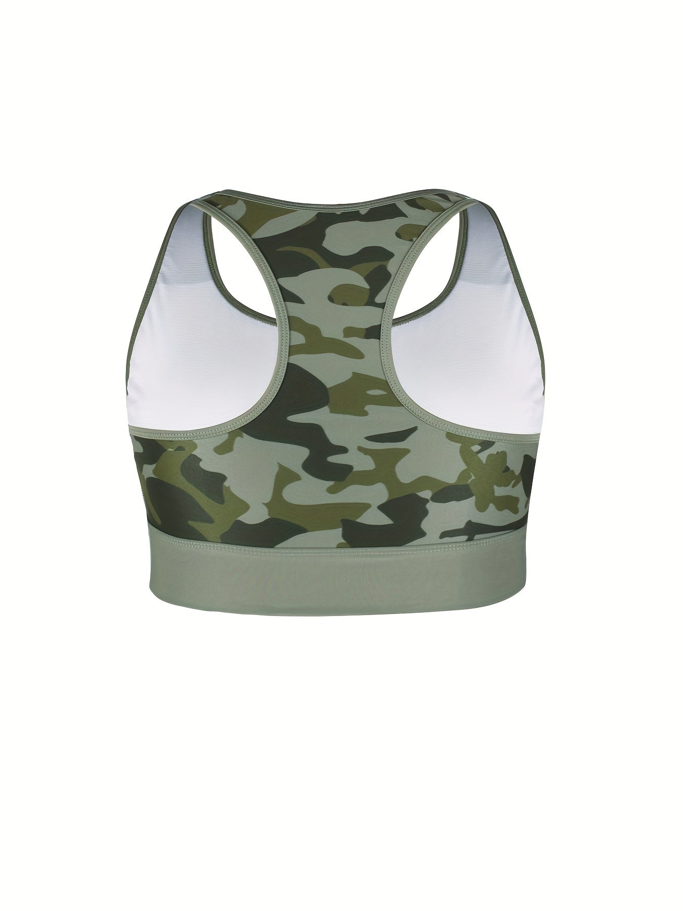 Women's Camo Racer Back Sports Bra