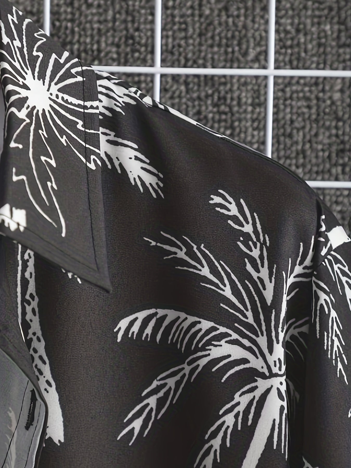 Coconut Tree Print Men's Hawaiian Shirt