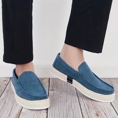 Men's Slip On Loafers Outdoor Anti-skid Flat Shoes