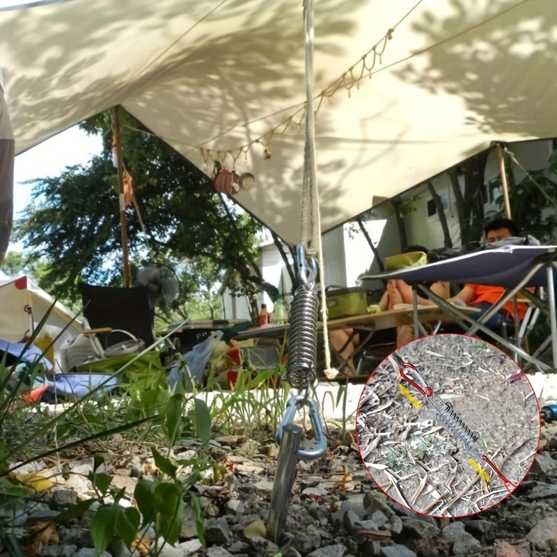 Stainless Steel Tent Spring Wind Rope Buckle Awning Fixed Buckle