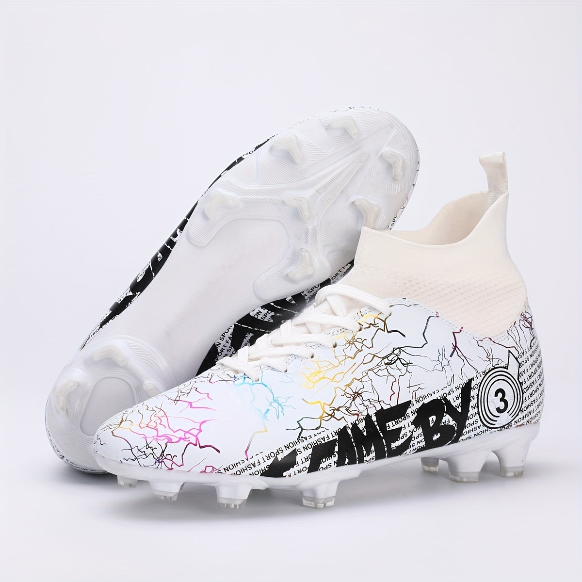 Men's Non Slip Soccer Shoes Outdoor Football Shoes Lightweight Breathable Cleats