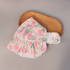 Newborn Baby Girls Ruffled Flower Cap for Summer