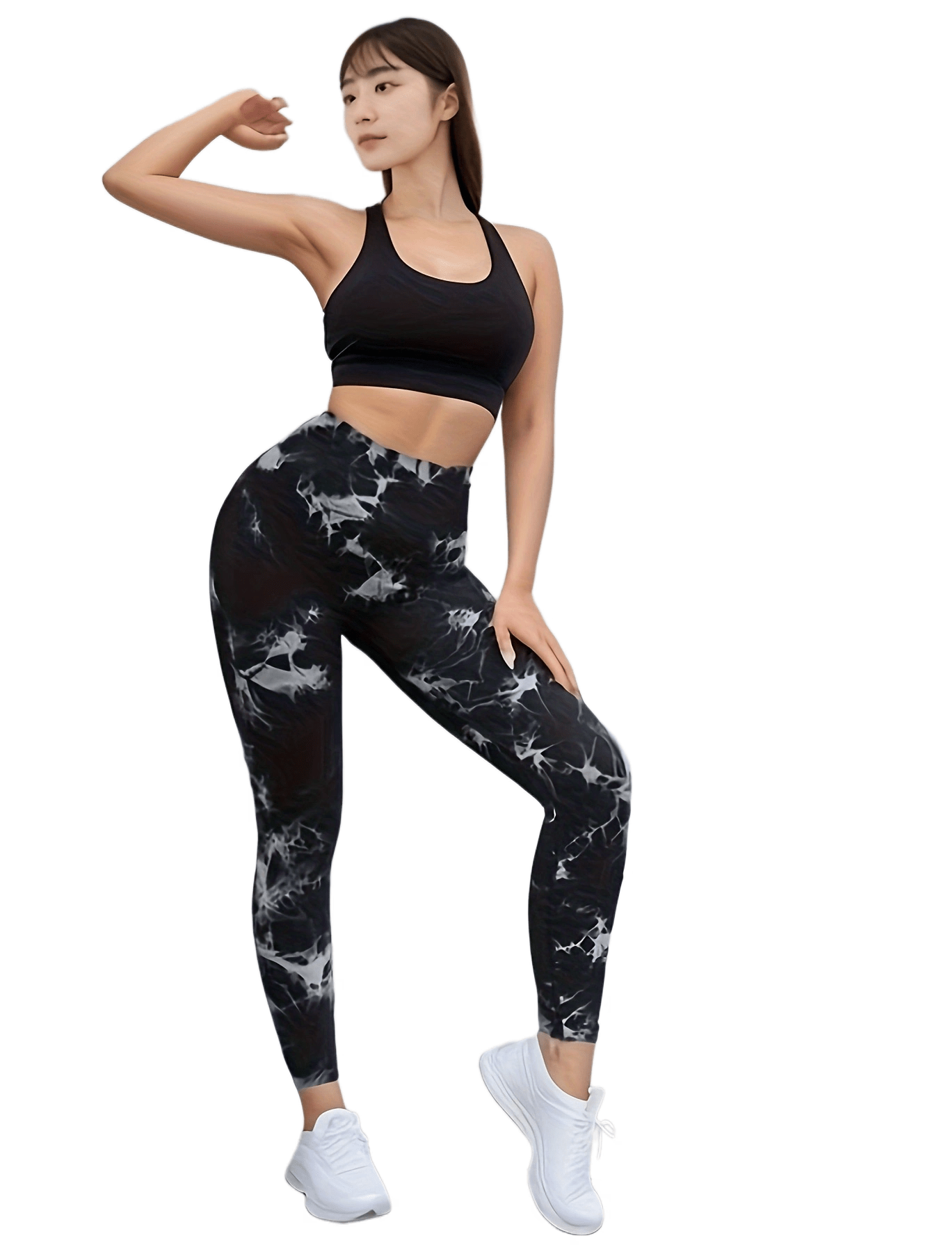 Tie Dye Yoga Workout Pants for Women