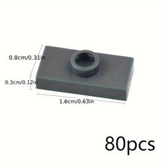 80pcs DIY Thin Brick Assembles Particles Building Blocks Kid Toys