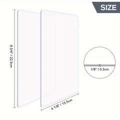 2pcs Plastic Plates for Die Cutting Embossing Machine DIY Scrapbooking Craft