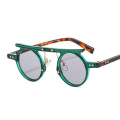 Small Round Frame Sunglasses Vintage Stylish Ladies Glasses