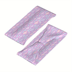 Shark Print Sports Headband Sweat Wicking Stretchy & Breathable Polyester
