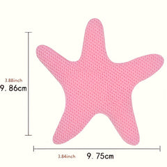 6 PCS Anti-Slip Shower Stickers Safety Bathtub Stickers Decals