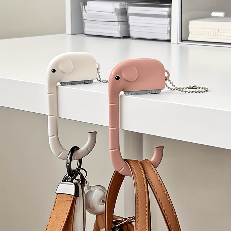 Cute Elephant Bag Hook for Table - Non-Slip and Functional