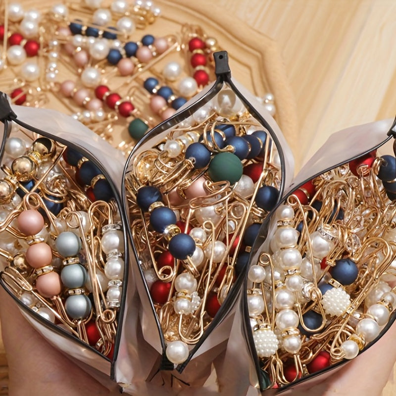 Assorted Pin Brooch Set for Styling Clothes, 8/16/24pcs
