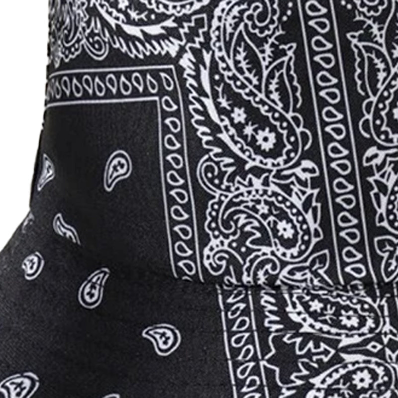 Paisley Print Bucket Hat Lightweight Casual Unisex Fisherman Cap