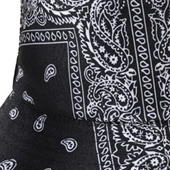 Paisley Print Bucket Hat Lightweight Casual Unisex Fisherman Cap