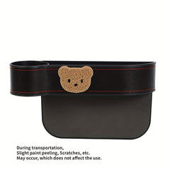 Car Seat Gap Storage Box Cartoon Pattern Phone Holder Organizer